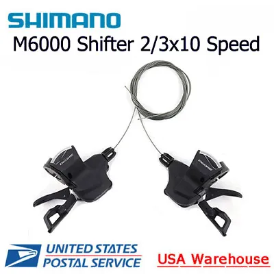 Shimano Deore SL-M6000 2/3x10 Speed Shifter Left/Right/Set MTB • $25.99