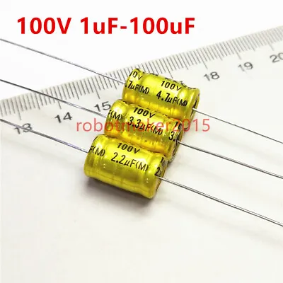 Audiophiler Axial Electronic HIFI Crossover Audio Capacitor 100V 1-100uF • $3.60