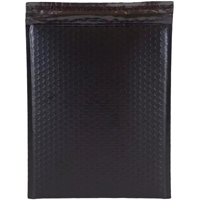 Bubble Padded Mailers With Self-Adhesive Closure - 9 X 12 - Black Matte - 12/... • $45.86