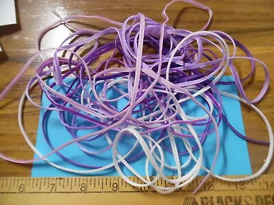 3mm~1/8 ~velvet Ribbon~5 Color Assortment~shades Purple~10yds~doll Dresses/hats • $4.75