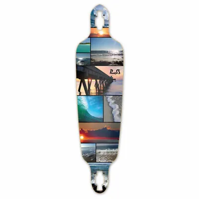 Yocaher Drop Through Longboard Deck - Seaside  (DECK ONLY) • $54.99