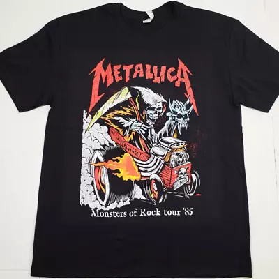 Vintage Metallica Monsters Of Rock Tour '85 Heavy Metal Band T-Shirt S-5XL • $21.99