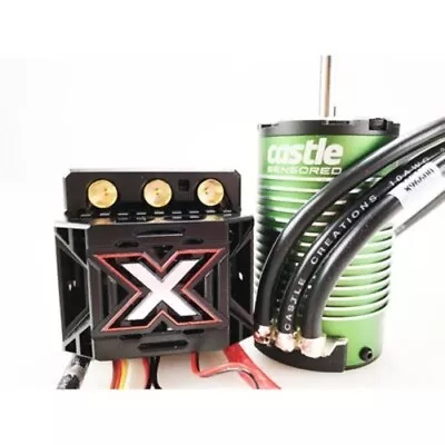 Mamba Monster X ESC W/1515-2200Kv Sensored Brushless Motor -Casle 010-0145-03 • $299.95