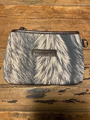 Longchamp Fur Print Pouch Bag Very Rare And Unique Made In France • $65