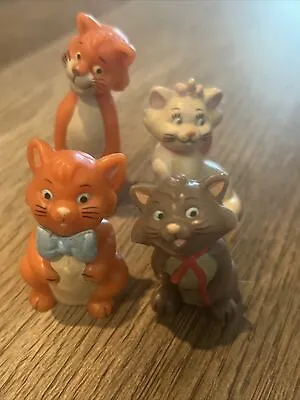 Disney Aristocats  Thomas And Marie Cats  PVC 2  Figures Cake Toppers Vintage • $48.99