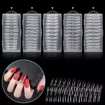 False Nail Uk 240x Molds Form Gel Builder Finger Extension Quick Poly UV Tips • $10.19