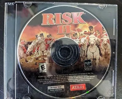 RISK II (PC CD 2003) Disk Only Hasbro Atari Windows 95/98 • $9.99