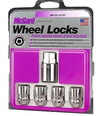 McGard 24157 Chrome M12x1.5 Bulge Acorn Cone Seat Lug Nuts • $28.50