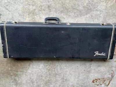 Vintage 70s Fender Mustang Musicmaster Duosonic Bronco Blk Tolex Hard Shell Case • $229