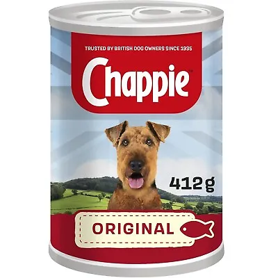 12 X 412g Chappie Adult Wet Dog Food Tins Original Dog Can • £18.99