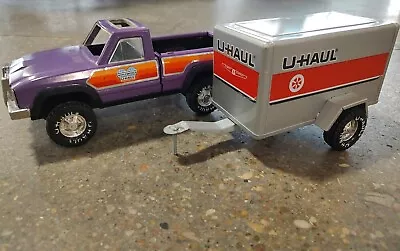 Vintage Biki U-Haul Moving Duo Pickup Truck & Trailer RecVee Hitch World Purple • $49.99