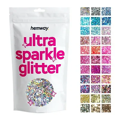 Cosmetic Festival Glitter Large Flake Mix Sparkle Chunky Face Body Hair Costume • £9.95