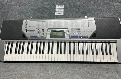 Keyboard Piano Casio CTK-496 Electronic Musical 100 Song Bank 9V Without Charger • $80.02