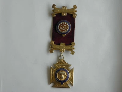 £45 • Buy Silver Gilt 1958 Hallmarked Masonic Medal Royal Antediluvian Order Of Buffaloes
