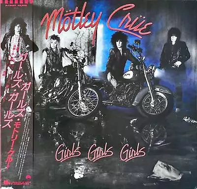 Mötley Crüe Girls Girls Girls Japan Vinyl/LP W. OBI • $104