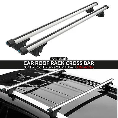 Car Roof Racks Cross Bars Crossbars Universal 47.2in Luggage Carrier Anti Theft. • $45.99