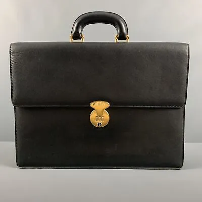 BALLY Black Leather Briefcase Bags • $554.22