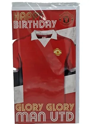  Man Utd Retro Football Club Official Birthday Card.  • £3.89