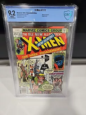 X-Men # 111 CGC 9.2 1979 Marvel Mesmero & Magneto Appearance [GC28] • $120