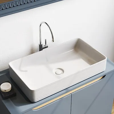 Bathroom Vanity Wash Basin Ceramic Hand Wash Bowl Countertop Wash Sink Top Mount • £39.95