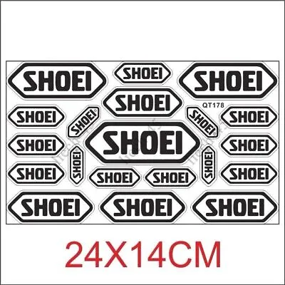 Motorcycle Helmet Emblem Decals Car Motor Body  Racing Badge Stickers For SHOEI • $11.52