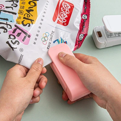 $12.99 • Buy Vacuum Food Hand Press Sealers Handheld Snacks Packer Plastic Bag Sealing Clips 