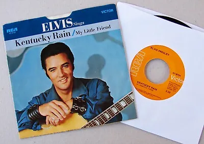 Elvis Presley Kentucky Rain / My Little Friend NEAR MINT HOLLYWOOD PRESSING • $89