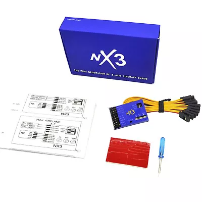 RC Airplane NX3 Fixed-wing 3 Axis Gyro Flight Controller Autobalance Stabilizer • $14.52