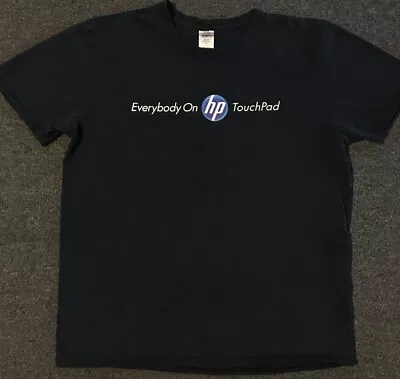 Vtg HP Touchpad Faded Promo Shirt M Internet Computer Software Apple Grunge Y2K • $44.95