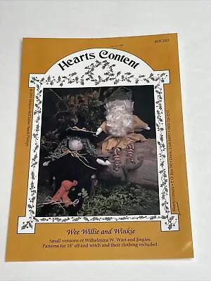 Hearts Content Wee Willie Winkie 18  Elf & Witch Uncut Sewing Pattern • $8