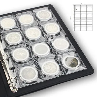 12 Pocket Coin Collection Storage Holder Money Coins Album Container Box Display • £3.57