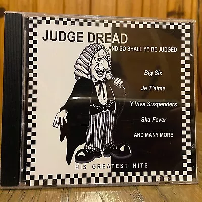 Judge Dread - And So Shall Ye Be Judged His Greatest Hits -23 Track Cd- Dress604 • $14.99