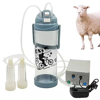 Milking Machine For GoatsPulsation Vacuum Pump Milker Adjustable Speed Double H • $103.99