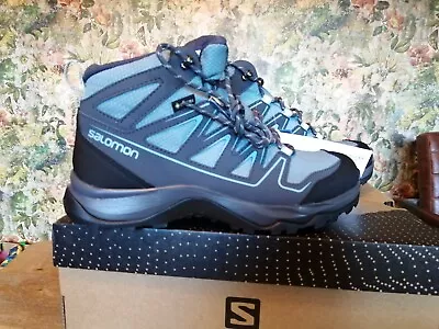 Salomon Onis Mid GTX W Walking Boots Women's 5 Gore Tex • £65