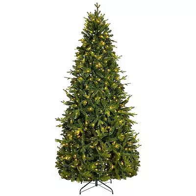 6.5ft Pre-Lit Aspen Fir Artificial Christmas Tree With Clear Lights Sturdy M... • $84.92