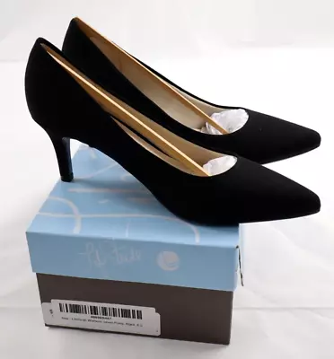 LifeStride Women's Size 6.5M Sevyn Black Micron Pump High Heel Shoes • $50.39