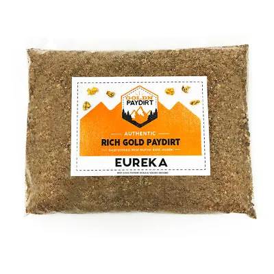 $25.50 • Buy Goldn Paydirt EUREKA Gold Panning Paydirt Nuggets Flakes Sluice Concentrates