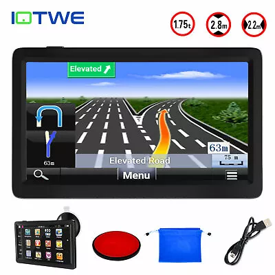 IOTWE 9'' Sat Nav GPS Navigation Navigator For Truck Car Lorry HGV Lane Assist • £70.99