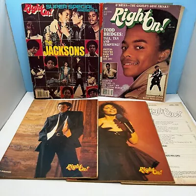 Vintage Magazine Right On! Lot Of 5 1983 Michael Jackson • $79.99