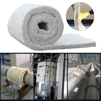 £22.95 • Buy Aluminum Silicate Ceramic Fiber Blanket High Temperature Thermal Insulation Roll