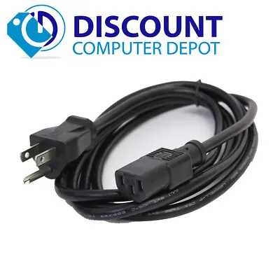 Power Cord Cable 3 Prong Universal Standard 5ft PC Computer HDTV Monitor • $1.29