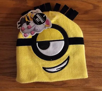 Minions Despicable ME 3 Reversible  Kids Hat 100% Acrylic • $11.99