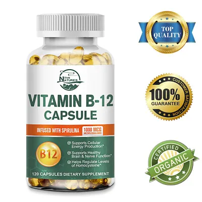 Vitamin B12 Supplment 1000mcg Methylcobalamin Fatigue Tiredness High Strength • $13.41