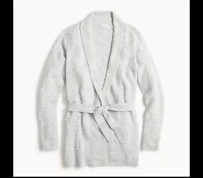 NWT J.Crew Factory Wrap Cardigan Sweater In Extra-soft Yarn Size L • $59