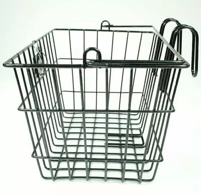 Bicycle Bike Handlebar Wire Shopping Basket Classic Retro Black • $14.30