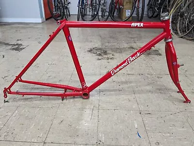 1986 Diamond Back Apex 17.5” Frame Set Tange MTB Porsche Red Mountain Bike • $100