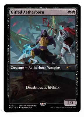 Mtg Gifted Aetherborn Store Championship Promo Rare Black Creature Nm Vampire • $0.99