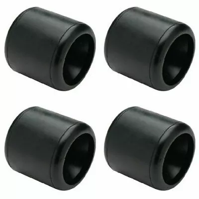 $80.99 • Buy 4 Pack 4-1/4 X 4-1/4 Inch Boat Trailer Black Molded Rubber Smooth Wobble Rollers