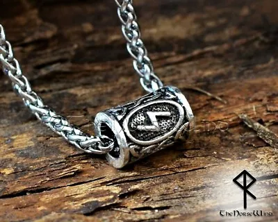 Personalized Viking Rune Necklace Custom Norse Runes Pendant Amulet Celtic Pagan • $19.99