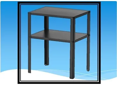 IKEA NEW KNARREVIK Bedside Table Black 37x28 Cm • £22.49